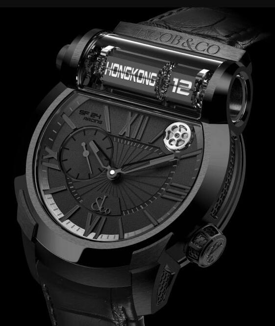 Jacob & Co. EPIC SF24 RACING GRADE 5 TITANIUM BLACK Watch Replica ES101.21.NS.YK.A Jacob and Co Watch Price